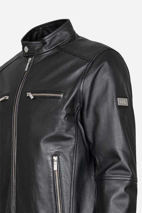 ΑΝΔΡΙΚΟ ΔΕΡΜΑΤΙΝΟ ΜΠΟΥΦΑΝ KARL LAGERFELD - 990 ΜΑΥΡΟ